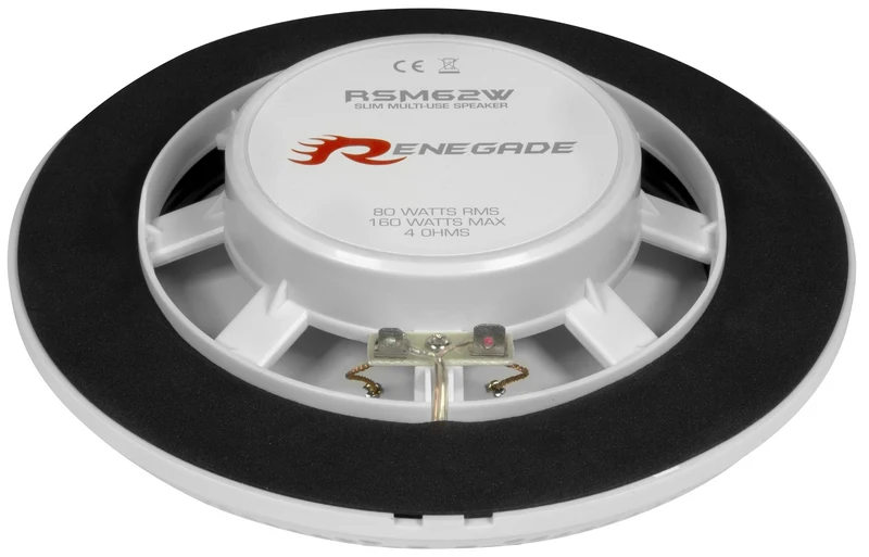 Haut-parleur coaxial 2 voies de plafond ou mural pour salle de bain / marine / extérieur RSM62W
