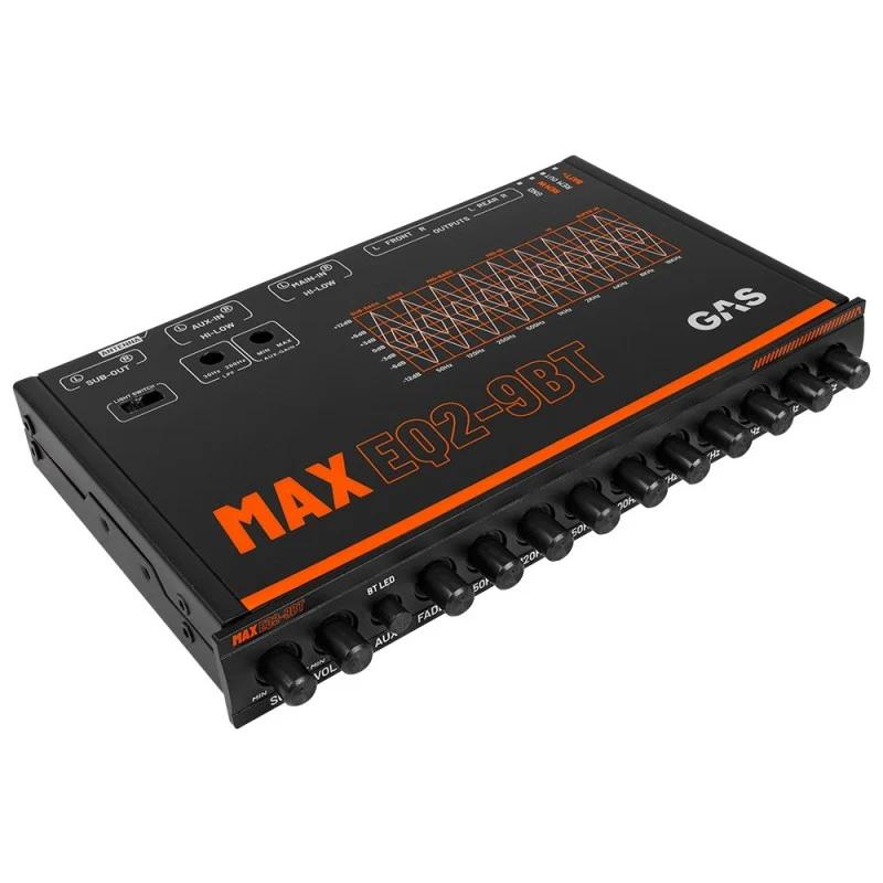 GAS MAX EQ2-9, égaliseur analogique 9 bandes