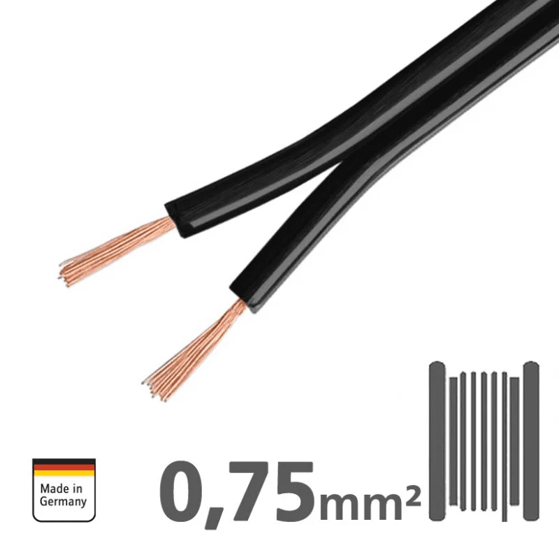 0.75mm² OFC Lautsprecherkabel