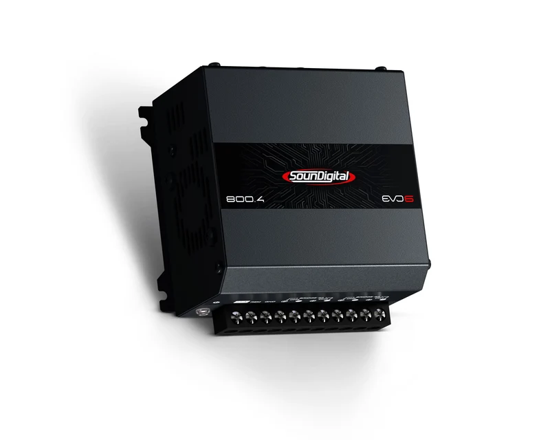 SounDigital 800.4 EVO 6 – Amplificateur 4 Canaux 800W 4 Ohm Car Audio