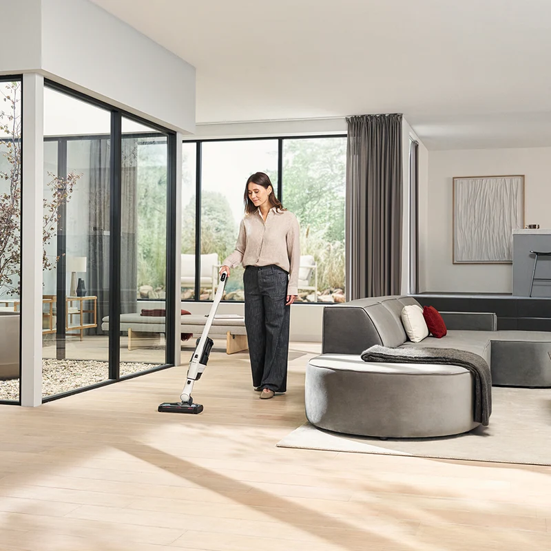 Miele - Aspirateur-balai sans fil Triflex HX3 - blanc brillant