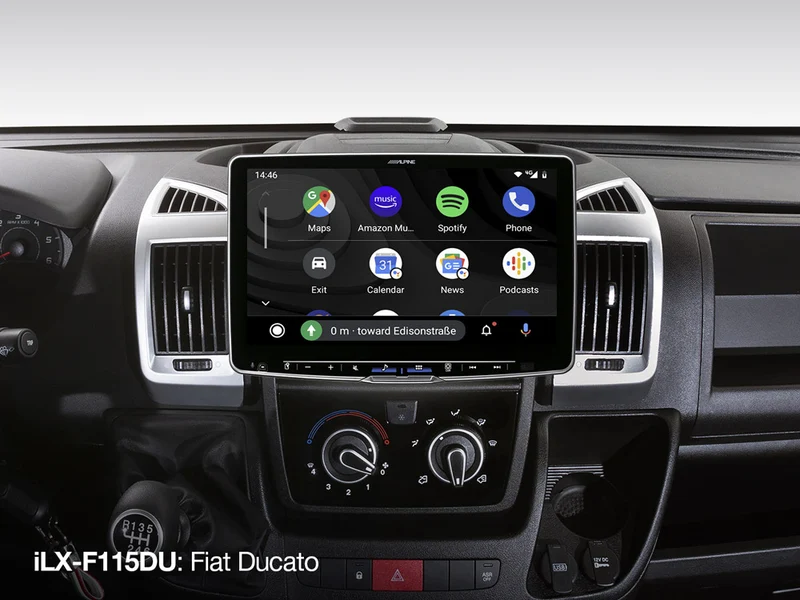 Autoradio Pour Fiat Ducato 3, Citroën Jumper 2 et Peugeot Boxer 2 | ILX-F115DU