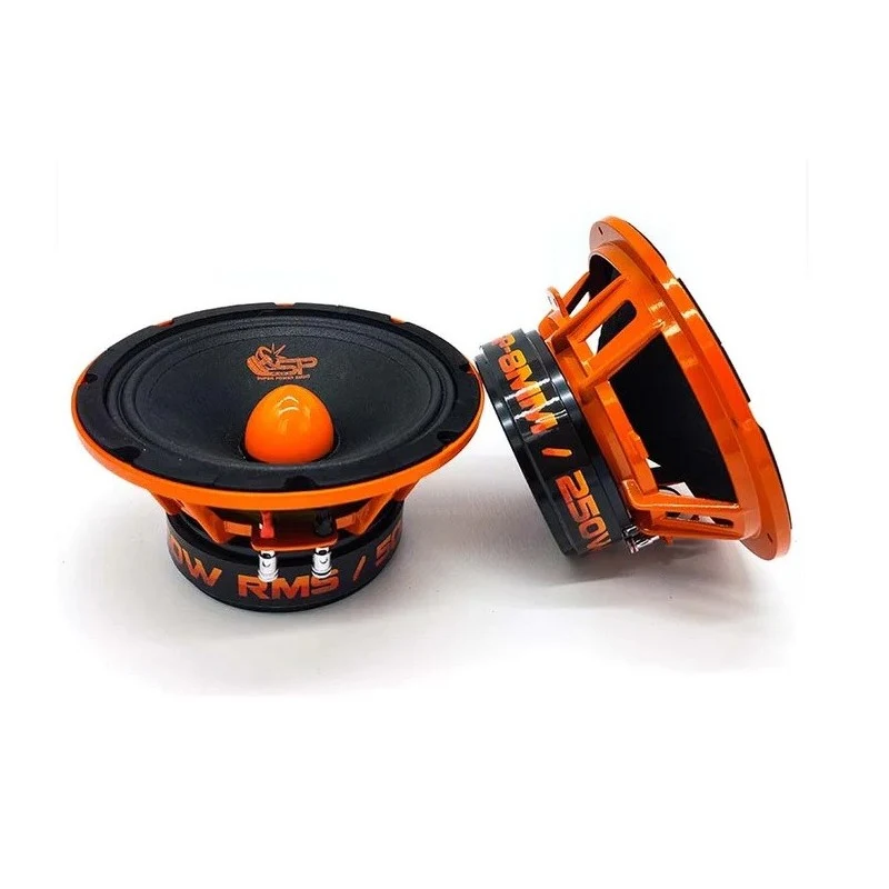 SPaudio SP 8MM - Haut-Parleur Medium 8" 250W RMS 6 Ohms (Paire)