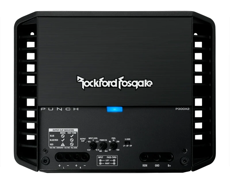 Rockford Fosgate P300X2 – Amplificateur 2 Canaux 300W RMS Série Punch