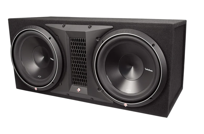 Rockford Fosgate P3-2X12 – Caisson de Basses Double 12" 1200W RMS Bass Reflex Punch