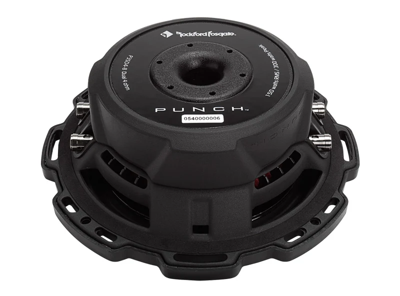 Rockford Fosgate P3SD4-8 – Subwoofer Plat 20 cm (8") 150W RMS Double Bobine 4Ω
