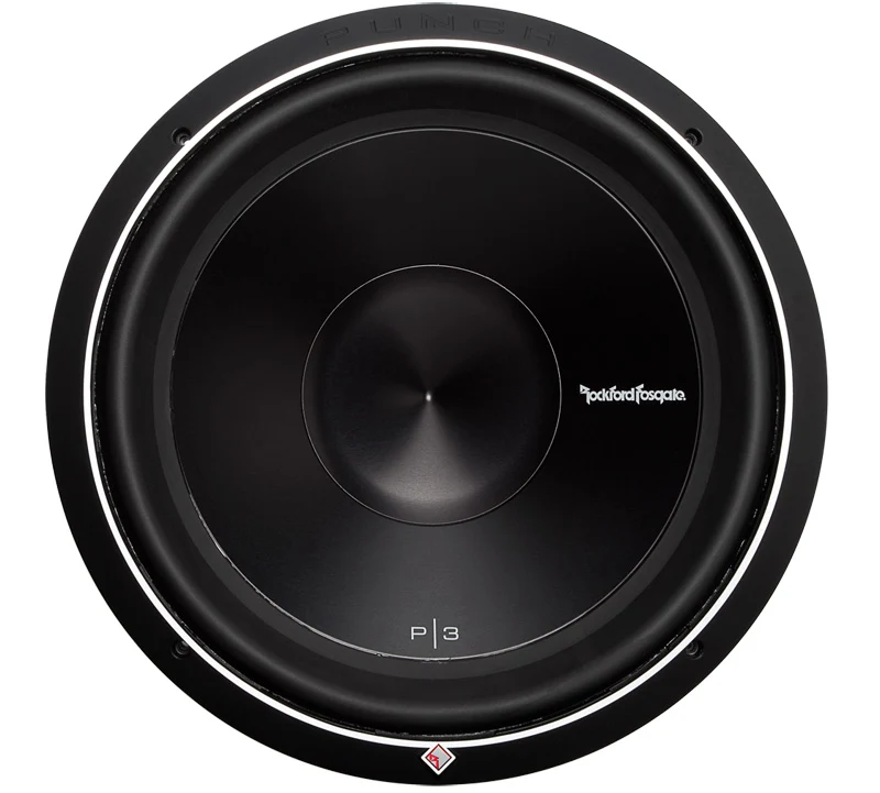 Rockford Fosgate P3D4-15 – Subwoofer 38 cm (15") 600W RMS Double Bobine 4Ω Série Punch