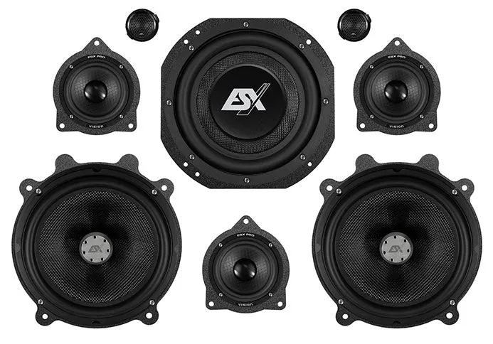 ESX TES3YSET2 – Kit Audio Plug & Play Tesla Model 3 / Y avec Subwoofer