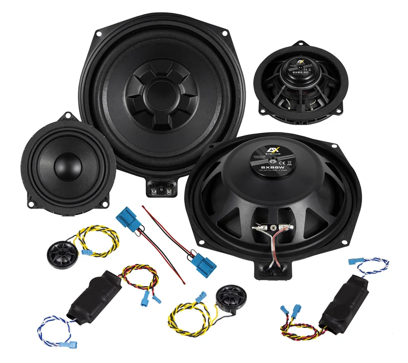 ESX SXB8.3C – Kit Haut-Parleurs 3 Voies Plug & Play pour BMW & Mini
