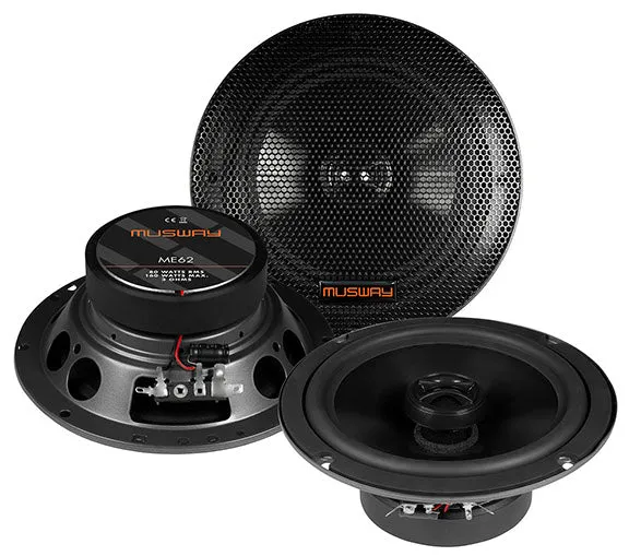 Musway ME62 - Haut-parleur Coaxial 6,5" 80W RMS 3 Ohms