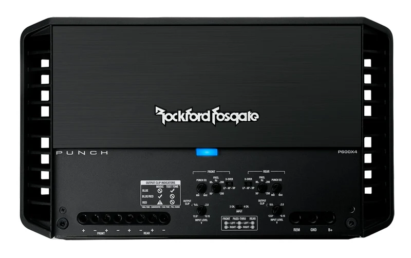 Rockford Fosgate P600X4 – Amplificateur 4 Canaux 600W RMS Série Punch
