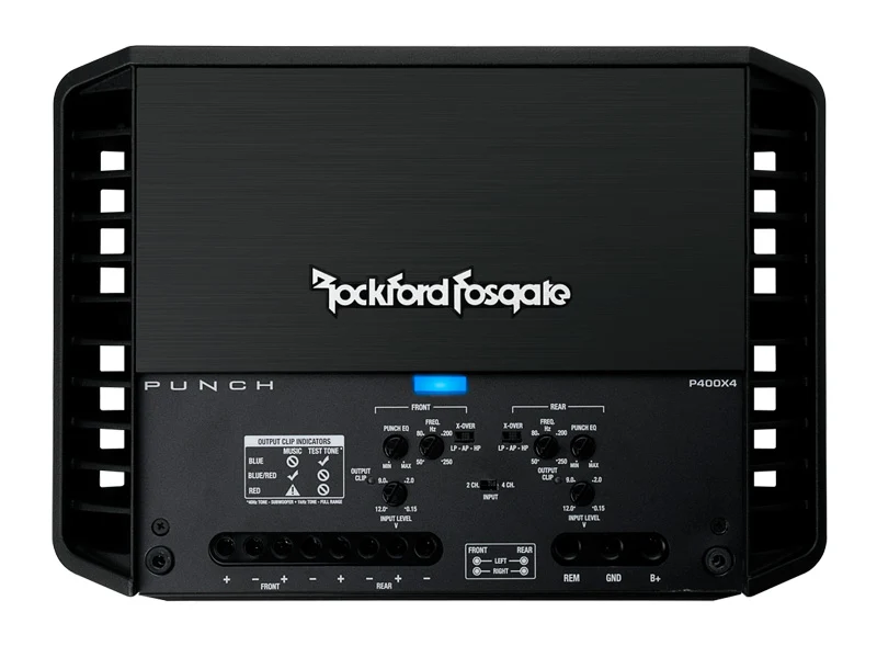 Rockford Fosgate P400X4 – Amplificateur 4 Canaux 400W RMS Série Punch