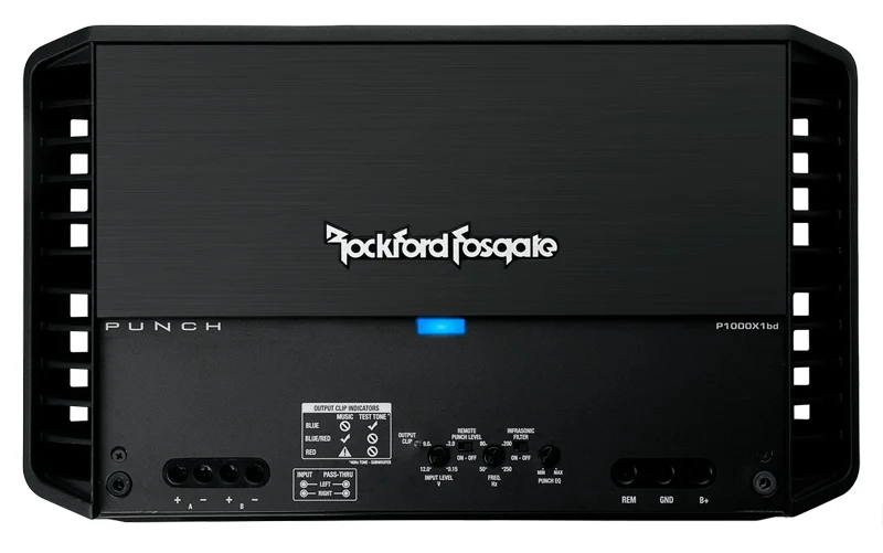 Rockford Fosgate P1000X1BD – Amplificateur Mono 1000W RMS Classe BD Série Punch
