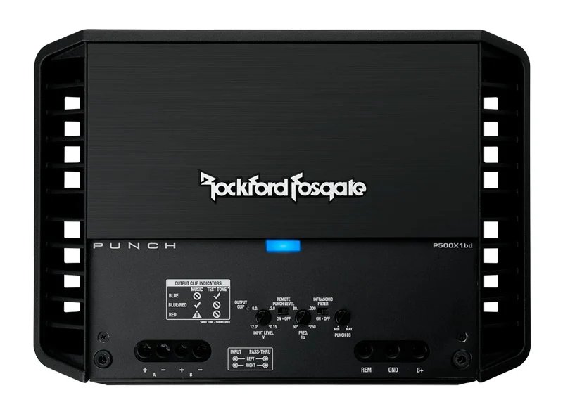 Rockford Fosgate P500X1BD – Amplificateur Mono 500W RMS Classe BD Série Punch