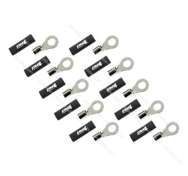 10 cosses 10 mm² / noir
