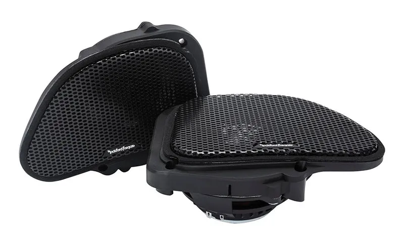 Rockford Fosgate TMS6RG – Haut‑Parleurs Coaxiaux 6,5" pour Harley‑Davidson Road Glide (1998‑2013)