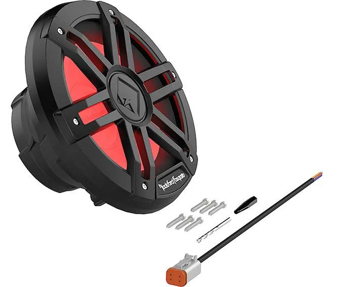 Rockford Fosgate M1D2-8B – Subwoofer Marine 20 cm (8") 150W RMS Double Bobine 2Ω Noir