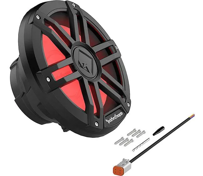Rockford Fosgate M1D2-10B – Subwoofer Marine 25 cm (10") 250W RMS Double Bobine 2Ω Noir