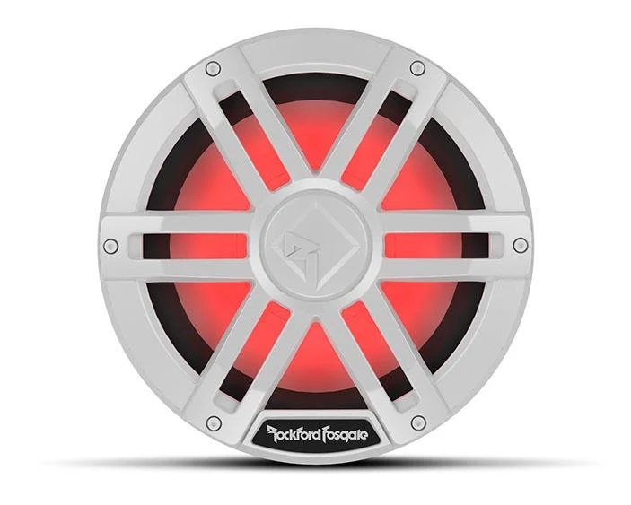 Rockford Fosgate M1D4-10 – Subwoofer Marine 25 cm (10") 250W RMS Double Bobine 4Ω Blanc