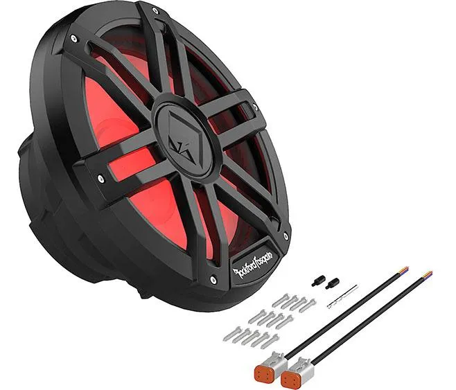 Rockford Fosgate M1D2-12B – Subwoofer Marine 30 cm (12") 300W RMS Double Bobine 2Ω Noir