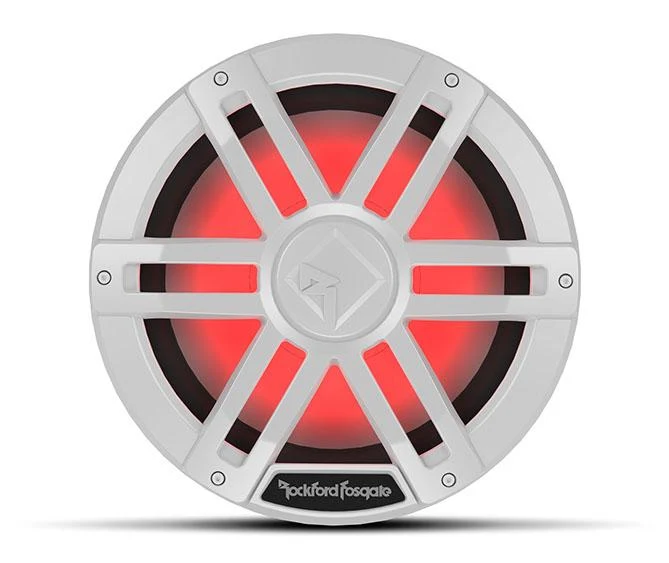 Rockford Fosgate M1D2-12 – Subwoofer Marine 30 cm (12") 300W RMS Double Bobine 2Ω Blanc