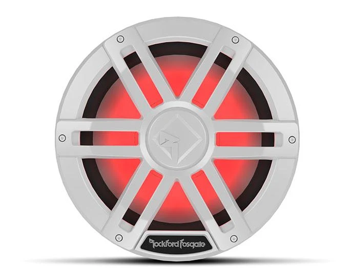 Rockford Fosgate M1D4-12 – Subwoofer Marine 30 cm (12") 300W RMS Double Bobine 4Ω Blanc