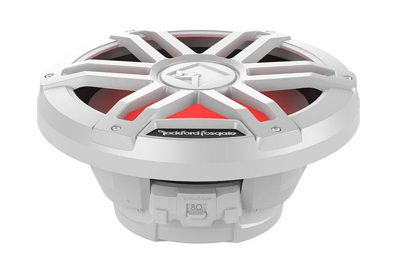 Rockford Fosgate M1D4-12 – Subwoofer Marine 30 cm (12") 300W RMS Double Bobine 4Ω Blanc