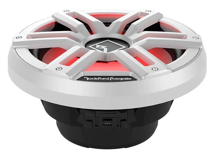 Rockford Fosgate M2D2-12I – Subwoofer Marine 30 cm (12") 400W RMS Double Bobine 2Ω Blanc