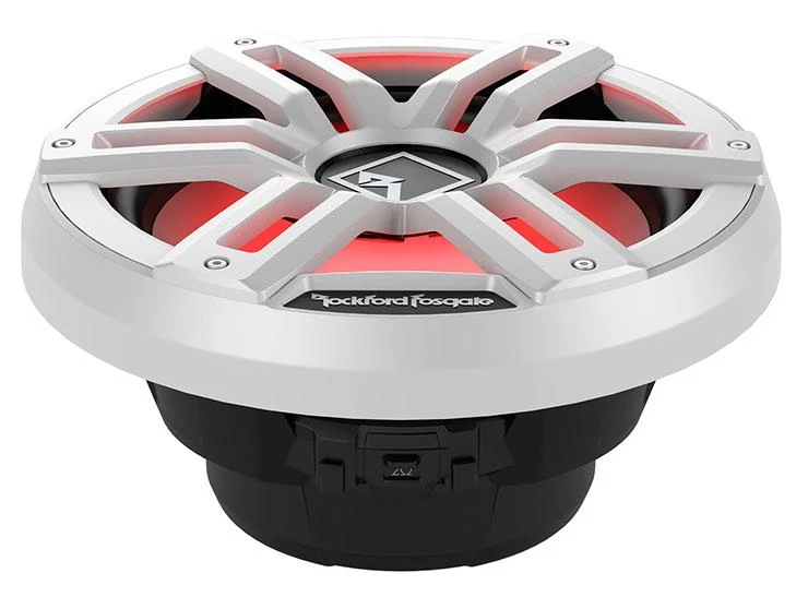 Rockford Fosgate M2D4-12S – Subwoofer Marine 30 cm (12") 400W RMS Double Bobine 4Ω Blanc