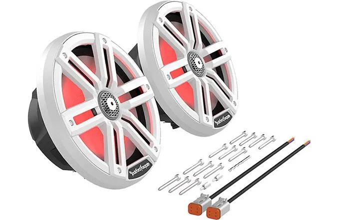 Rockford Fosgate M2-8 – Haut-Parleurs Marine 20 cm (8") 100W RMS Blanc