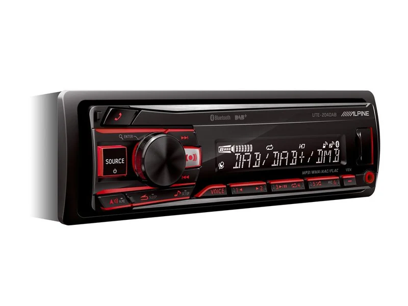 Autoradio 1 DIN Alpine UTE-204DAB – DAB+, Bluetooth & USB