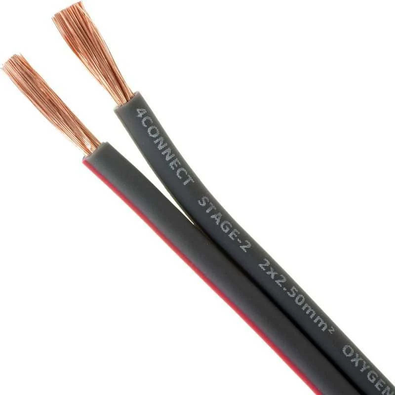 Cable Haut-parleur 2x2.5 mm² Stage 2 (100% cuivre)