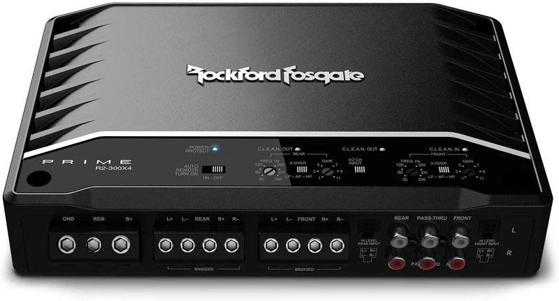 Rockford Fosgate R2-300X4 – Amplificateur 4 Canaux 300W RMS Série R2