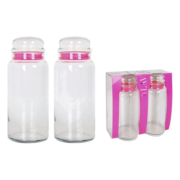 Glass Jar LAV Sera (2 uds) (1400 ml)