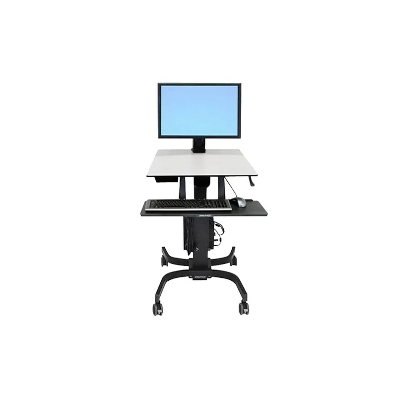 Ergotron® – Poste de travail assis/debout WorkFit-C écran unique LD, 24-216-085