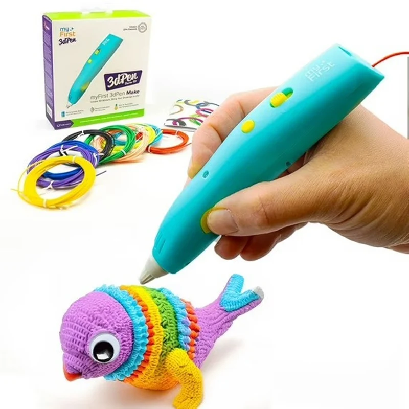 myFirst 3D Pen Make Rechargeable Printing Pen Kit - Blue