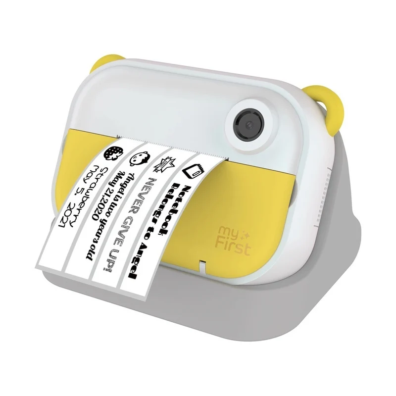 myFirst Camera Insta Wi - Kids Digital Camera Instant Print, Label Maker - Yellow