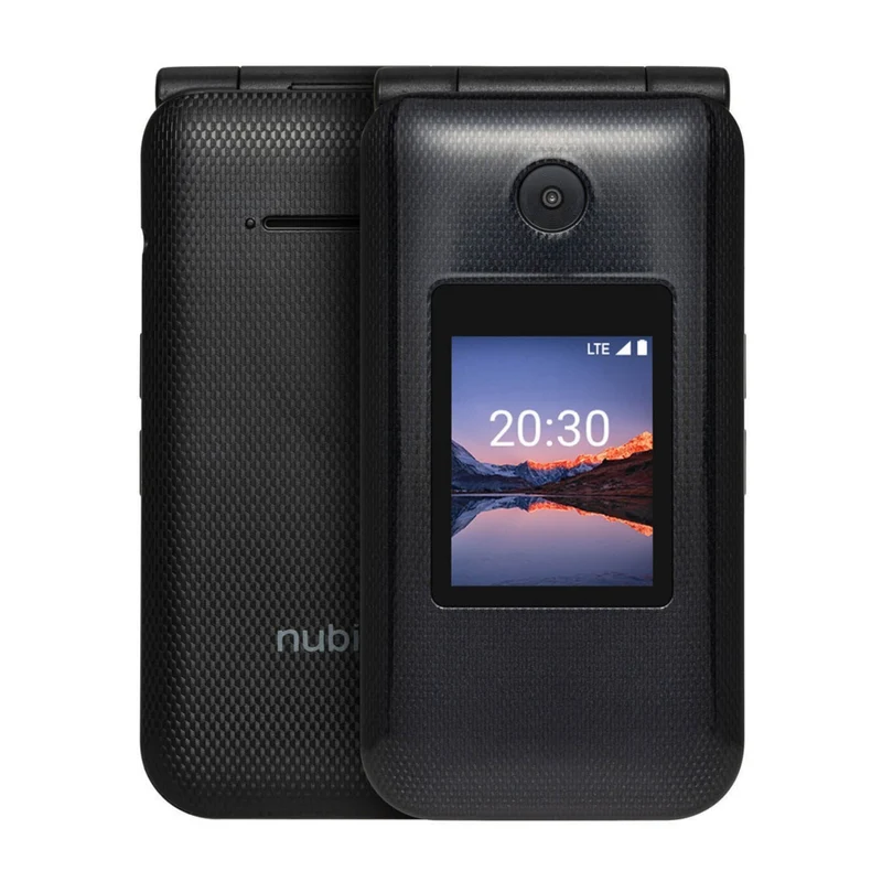 ZTE Nubia Cymbal 2 LTE 4G Flip Phone - 1 GB + 8 GB - Black - Unlocked