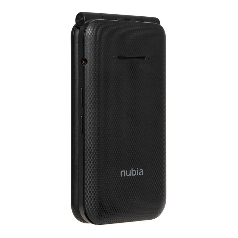 ZTE Nubia Cymbal 2 LTE 4G Flip Phone - 1 GB + 8 GB - Black - Unlocked