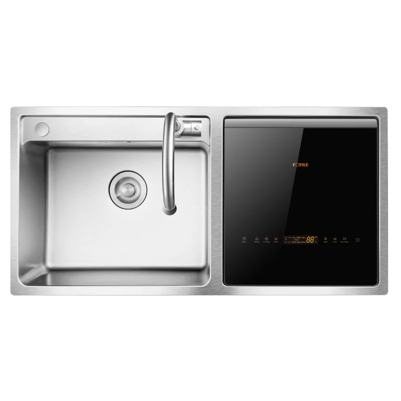 Fotile - Lave-vaisselle encastrable 2-en-1 en acier inoxydable - 35"