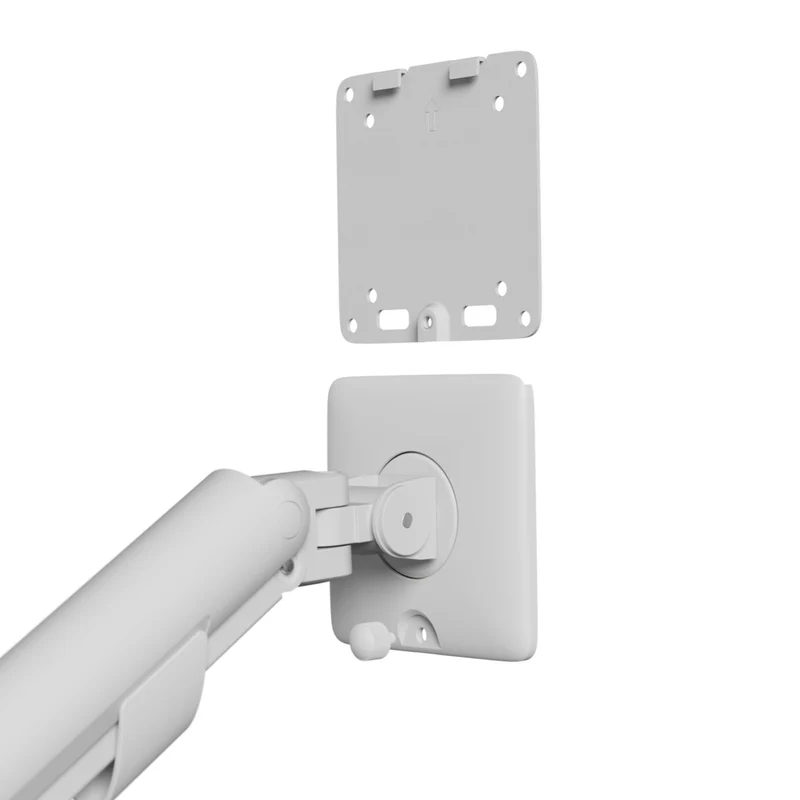 Kanto Desktop Monitor Arm/Mount for 17" - 32" Monitors - Dual Monitor - White