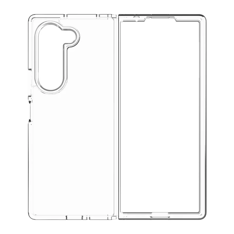 AXS - ULTRA CLEAR étui testé contre les chutes pour Samsung Galaxy Z Fold 6 - Transparent