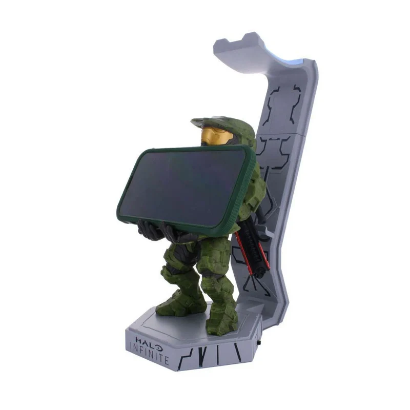 Exquisite Gaming - Halo Infinite: Master Chief Cable Guy Deluxe support pour contrôleur, casque et téléphone lumière