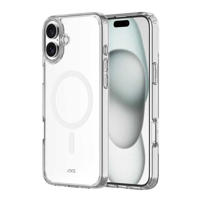 AXS ULTRA CLEAR Magnetic Drop-tested Case for Apple iPhone 16 Plus - Clear