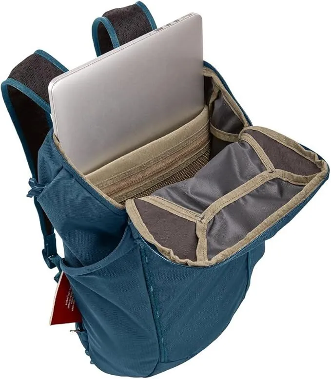 Thule 70L Womens Landmark Backpack Travel Hiking Bag with Laptop Sleeve in Majolica Blue