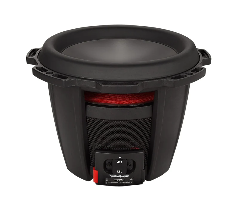 Rockford Fosgate T0D210 – Subwoofer 10" 550W RMS / 1100W Max Dual 2Ω Série T0