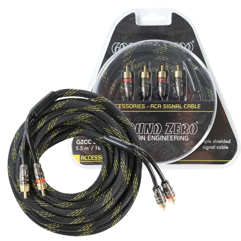 Connexion RCA 57 cm Ground Zero GZCC 0,5X-TP