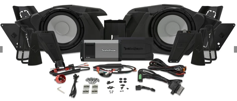 Rockford Fosgate HD14‑SBSUB – Subwoofer Dual 10" 800 W pour Harley‑Davidson 2014+