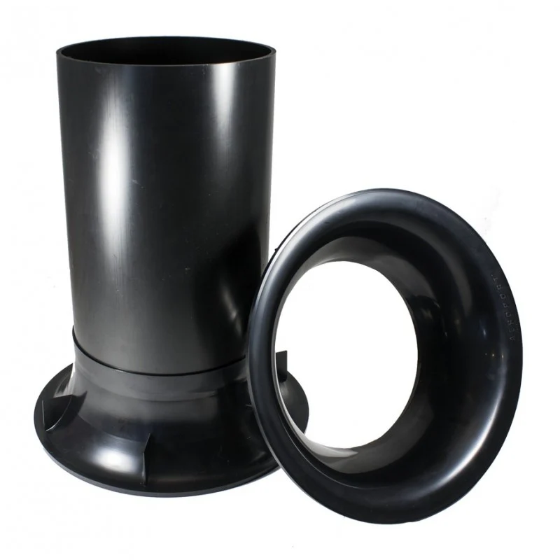 Évent rond 8" Noir pour Caisson de Basse – Kit évent 191 mm