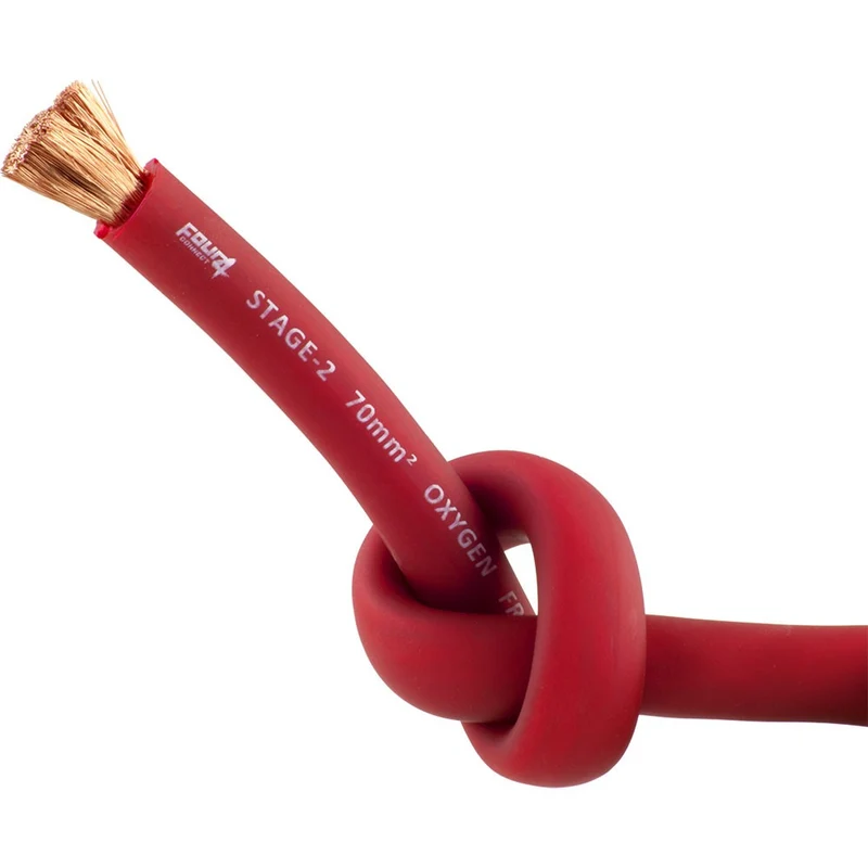 Câble d'alimentation OFC rouge 70 mm² FOUR Connect STAGE2,